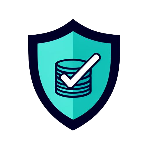 Shield with a checkmark protecting funds
